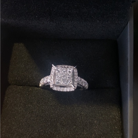 14KW 1 1/3 carat Dia Ring Engagement Ring Kay Jewelers Now & Forever Collection - Picture 5 of 5